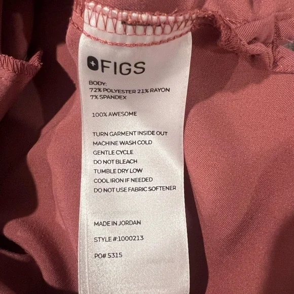 Women’s FIGS Casma Three-Pocket Scrub Size Small - Picture 4 of 4